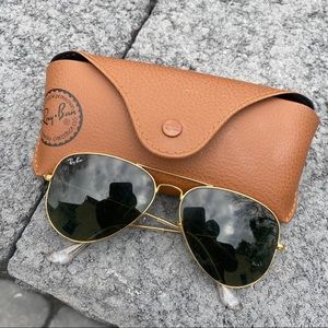 Ray-Bans Aviators with Case